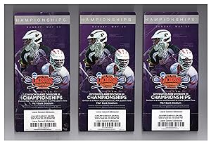 NCAA Lacrosse 2010 Division II and Division III Championships - Unused Tickets - Ephemera