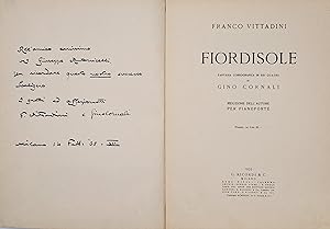 Bild des Verkufers fr Fiordisole. Fantasia coreografica in sei quadi di Gino Cornali. Riduzione dell' autore per Pianoforte. zum Verkauf von Musik-Antiquariat Heiner Rekeszus