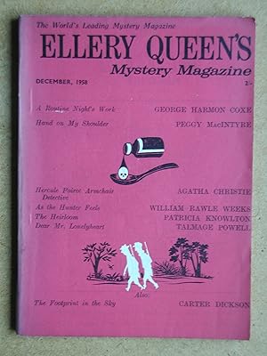 Seller image for Ellery Queen's Mystery Magazine. December 1958. No. 71. for sale by N. G. Lawrie Books