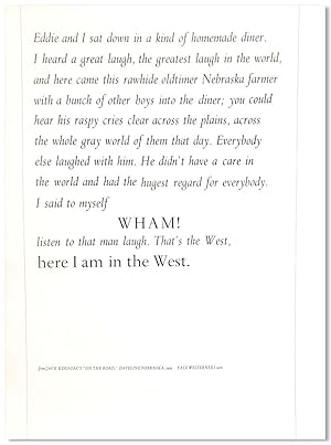 [Caption title]: ". WHAM! LISTEN TO THAT MAN LAUGH. THAT'S THE WEST, HERE I AM IN THE WEST