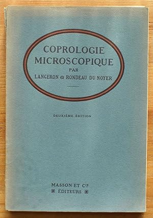 Image du vendeur pour Coprologie microscopique mis en vente par Aberbroc