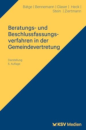 Bild des Verkufers fr Beratungs- und Beschlussfassungsverfahren in der Gemeindevertretung zum Verkauf von moluna