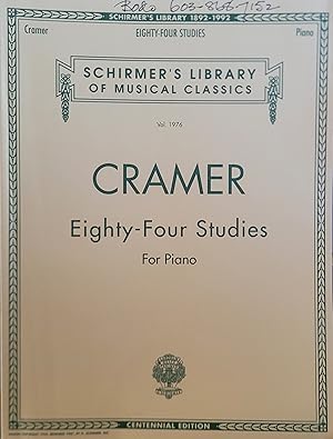 Immagine del venditore per 84 Studies for Piano (Bks. I-IV - Complete) Schirmer Bol. 1976 venduto da Moneyblows Books & Music