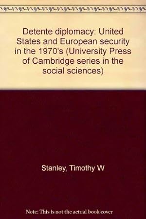 Immagine del venditore per Title: Detente diplomacy United States and European secur venduto da WeBuyBooks