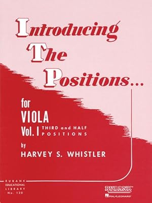 Image du vendeur pour Introducing the Positions for Viola : Third and Half Positions mis en vente par GreatBookPricesUK