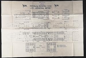 Seller image for Hamburg-Amerika Linie: Dampfer "General Mitre". for sale by ANTIQUARIAT Franke BRUDDENBOOKS