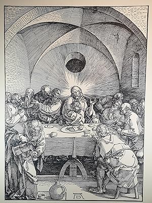 Albrecht Dürer. Große Passion: Das letzte Abendmahl. 1510.