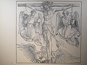 Albrecht Dürer. Christus am Kreuz mit drei Engeln. 1523.