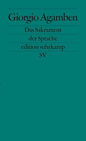 Seller image for Das Sakrament der Sprache for sale by BuchWeltWeit Ludwig Meier e.K.