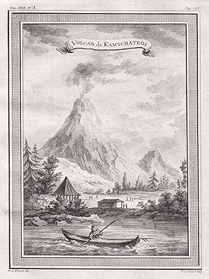 Seller image for Volcan de Kamtchatkoi" - Kamtchatka volcano Russia Russland Russie for sale by Antiquariat Steffen Vlkel GmbH