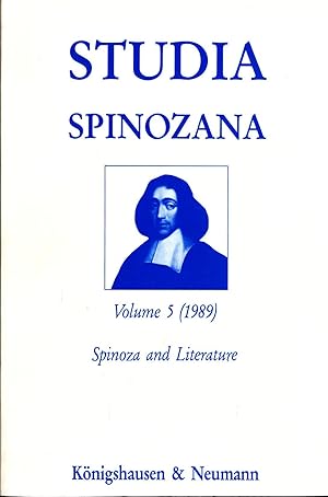 Bild des Verkufers fr Spinoza and Literature Volume 5 zum Verkauf von avelibro OHG