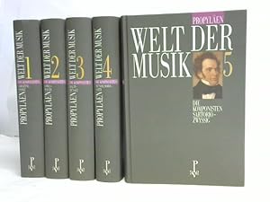 Bild des Verkufers fr Welt der Musik. Die Komponisten. Ein Lexikon in fnf Bnden zum Verkauf von Celler Versandantiquariat