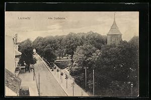 Bild des Verkufers fr Ansichtskarte Berlin-Lankwitz, Alte Dorfkirche und Strasse aus der Vogelschau zum Verkauf von Bartko-Reher