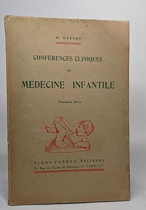 Seller image for Confrences cliniques de mdecine infantile for sale by crealivres