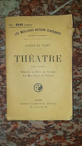 Seller image for Thtre tome II : Othello, le More de Venise, Le Marchand de Venise. for sale by AHA BOOKS