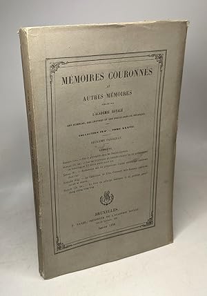 Sur le Glycogène chez les Basidiomycètes / mémoires couronnés et autres mémoires 2e fasicule TOME...