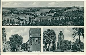 Ansichtskarte (b168) Nordrhein-Westfalen Aggertal Kirche Beheiderhöhe 1951