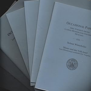 [ 7 Hefte ] Occasional Papers, Eric-Voegelin-Archiv Ludwig-Maximilians-Universität München. Heft ...