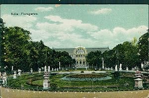 Ansichtskarte (b168) Nordrhein-Westfalen Köln Floragarten 1908