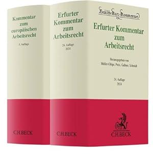 Immagine del venditore per Erfurter Kommentar zum Arbeitsrecht und Kommentar zum europischen Arbeitsrecht venduto da Rheinberg-Buch Andreas Meier eK