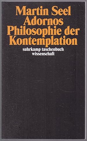 Bild des Verkufers fr Adornos Philosophie der Kontemplation zum Verkauf von Graphem. Kunst- und Buchantiquariat
