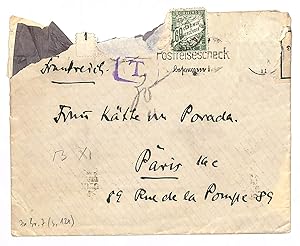 Imagen del vendedor de Eigenh. Briefumschlag. a la venta por Eberhard Kstler Autographen&Bcher oHG