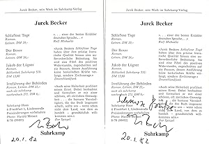 Bild des Verkäufers für 2 Porträtkarten mit rückseit. Datierung und U. (1 mit Grußwort). zum Verkauf von Eberhard Köstler Autographen&Bücher oHG