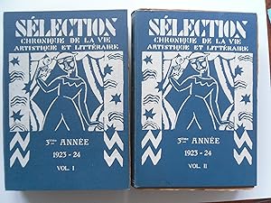 Sélection, chronique de la vie artistique et littéraire, 3ème année complète, novembre 1923 - aoû...