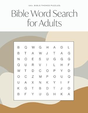 Imagen del vendedor de Bible Word Search for Adults: A Modern Bible-Themed Word Search Activity Book to Strengthen Your Faith by Paige Tate & Co. [Paperback ] a la venta por booksXpress