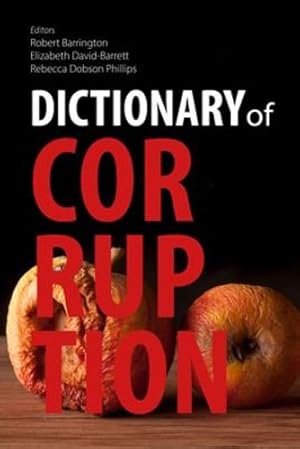 Imagen del vendedor de Dictionary of Corruption [Hardcover ] a la venta por booksXpress