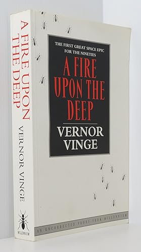 A Fire Upon the Deep - Vernor Vinge - 1993 Foil Embossed Tor Books Pap –  Postmarked from the Stars