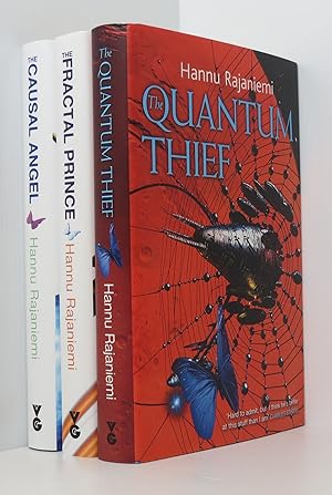 Imagen del vendedor de The Quantum Thief Trilogy Set : The Quantum Thief, The Fractal Prince & The Causal Angel (1st/1st) a la venta por Durdles Books (IOBA) (PBFA)