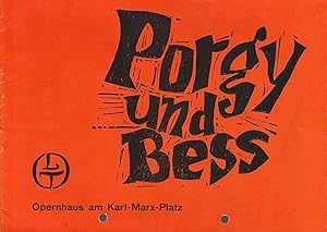 Seller image for Programmheft George Gershwin PORGY UND BESS Spielzeit 1971 / 72 Heft 23 for sale by Programmhefte24 Schauspiel und Musiktheater der letzten 150 Jahre