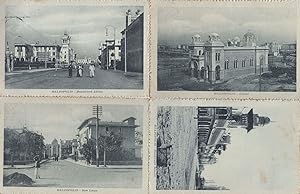 Heliopolis Rue Lotus Eglise Boulevard Abbas 4x Egypt Old Postcard s