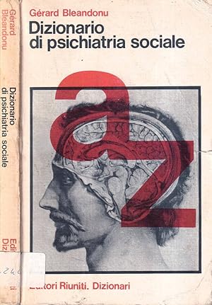 Bild des Verkufers fr Dizionario di psichiatria sociale zum Verkauf von Biblioteca di Babele