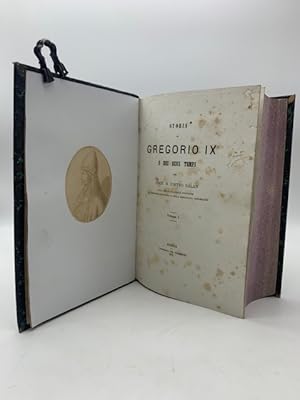 Bild des Verkufers fr Storia di Gregorio IX e dei suoi tempi. Volume I (-III) zum Verkauf von Coenobium Libreria antiquaria