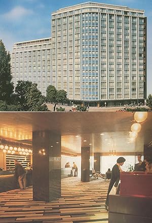 The Park Hotel Hong Kong Reception Area 2x Asian Rare Postcard s