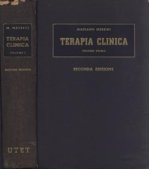 Bild des Verkufers fr Terapia clinica Vol. I zum Verkauf von Biblioteca di Babele