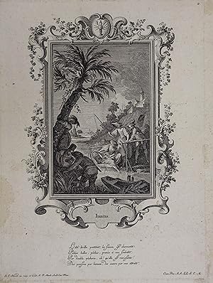 Junius. Kupferstich aus "Die zwölf Monate" von u. nach J. E. Nilson. Augsburg 1766, 27 x 20 cm (P...