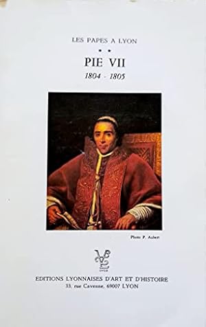 Seller image for Pie VII : 1804-1805 (Les Papes  Lyon) for sale by Ammareal