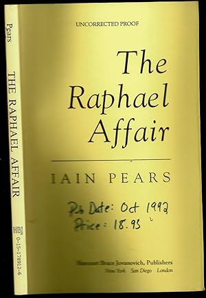 Seller image for The Raphael Affair, for sale by The Book Collector, Inc. ABAA, ILAB