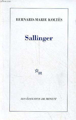 Image du vendeur pour Sallinger. mis en vente par Le-Livre