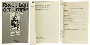 Bild des Verkufers fr Revolution der Utopie. Texte von und ber Ernst Bloch. zum Verkauf von Antiquariat Lehmann-Dronke