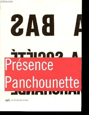 Seller image for Prsence Panchounette. for sale by Le-Livre