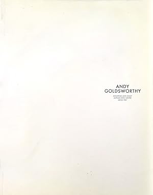 Image du vendeur pour Andy Goldsworthy: Mountain and Coast Autumn into Winter, Japan 1987 mis en vente par Randall's Books