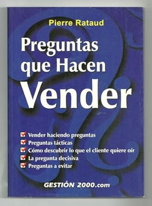 Imagen del vendedor de LAS PREGUNTAS QUE HACEN VENDER a la venta por Ducable Libros