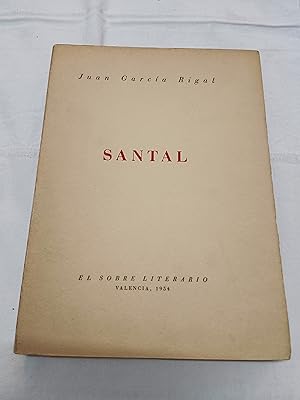Seller image for SANTAL - PROSA LIRICA for sale by SUEOS DE PAN