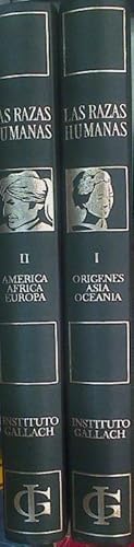 Bild des Verkufers fr Las Razas Humanas Vida Costumbres Historia Arte America frica Europa Orgenes Asia Oceana zum Verkauf von Almacen de los Libros Olvidados