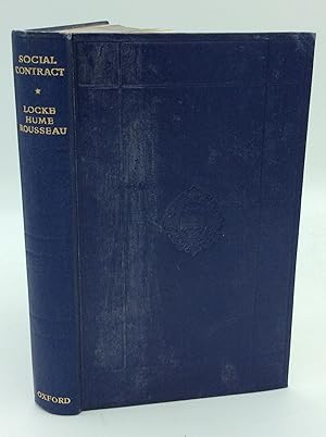 Bild des Verkufers fr SOCIAL CONTRACT: Essays by Locke, Hume and Rousseau zum Verkauf von Kubik Fine Books Ltd., ABAA