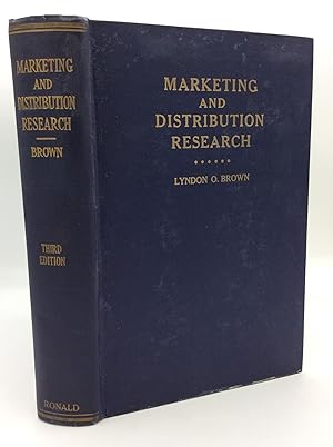 Imagen del vendedor de MARKETING AND DISTRIBUTION RESEARCH a la venta por Kubik Fine Books Ltd., ABAA